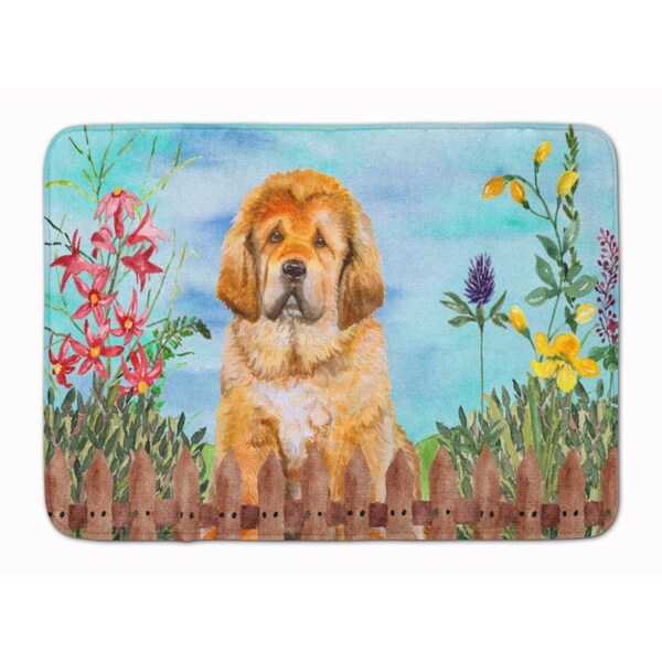 Carolines Treasures Tibetan Mastiff Spring Machine Washable Memory Foam Mat CK1283RUG - main
